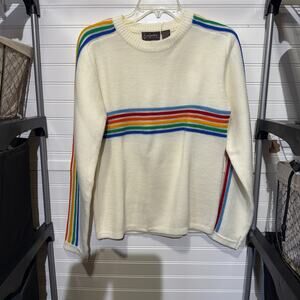 VTG Buffums California Rainbow Crewneck Sweater